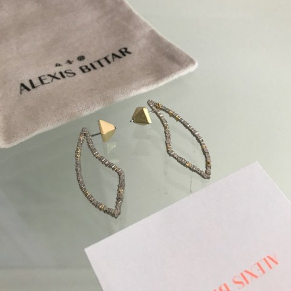 ALEXIS BITTAR Encrusted Abstract Thorn Earrings - Picture 5 of 8